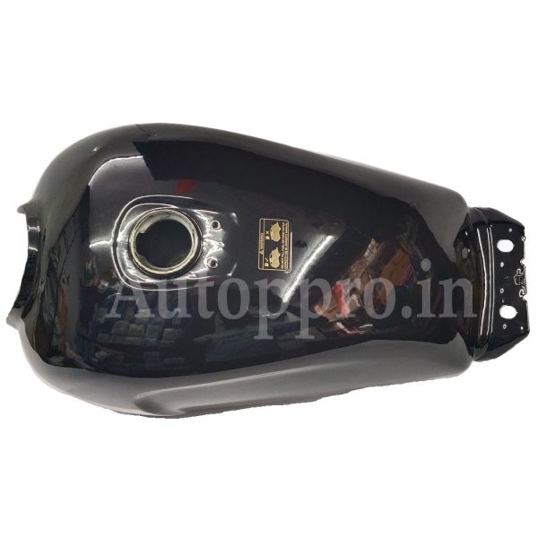 BIKE PETROL TANK TVS RADION BS4 BLACK.SILVER 1