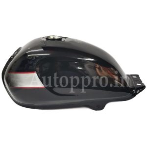 BIKE PETROL TANK TVS RADION BS4 BLACK.SILVER